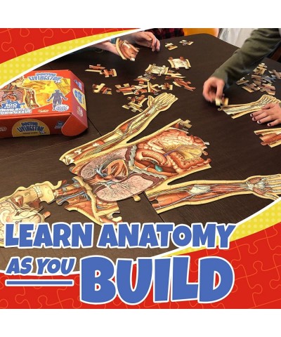 Human Anatomy Floor Puzzle — Doctor Livingston Jr Anatomy Toy - Kids Puzzles & Science Toys - 4 Foot Life-Sized Anatomy Model...