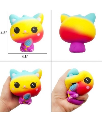 Jumbo Squishies Slow Rising Toys Pack Include Unicorn Cake Strawberry Cake Kawaii Cupcake Panda Bear Ice Cream Cat Squishy St...