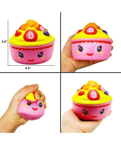 Jumbo Squishies Slow Rising Toys Pack Include Unicorn Cake Strawberry Cake Kawaii Cupcake Panda Bear Ice Cream Cat Squishy St...