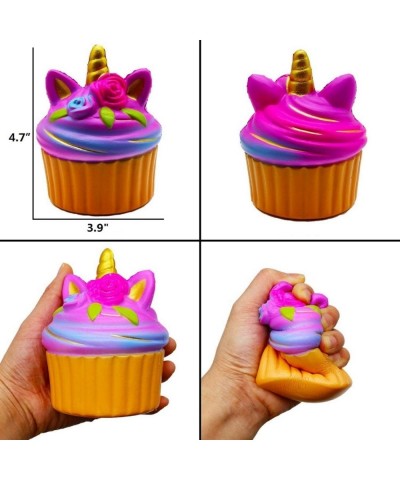 Jumbo Squishies Slow Rising Toys Pack Include Unicorn Cake Strawberry Cake Kawaii Cupcake Panda Bear Ice Cream Cat Squishy St...