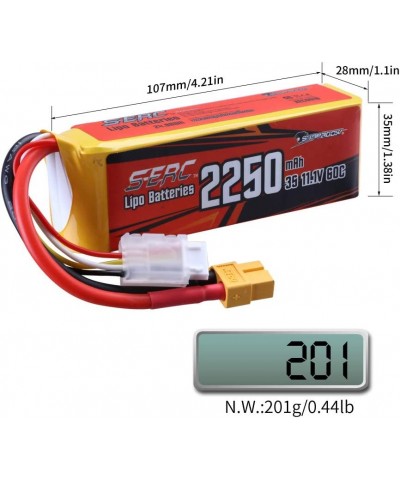 11.1V 3S RC Lipo Battery 60C 2250mAh with XT60 Plug for RC Airplane Aircraft Quadcopter Helicopter Drone FPV $38.35 Hobby Rem...