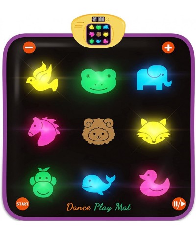 2022 Upgraded Dance Mat - Light Up Dance Mat Dance Mat for Kids Electronic Music Dance Mat Toy with LED Lights 5 Game Modes C...