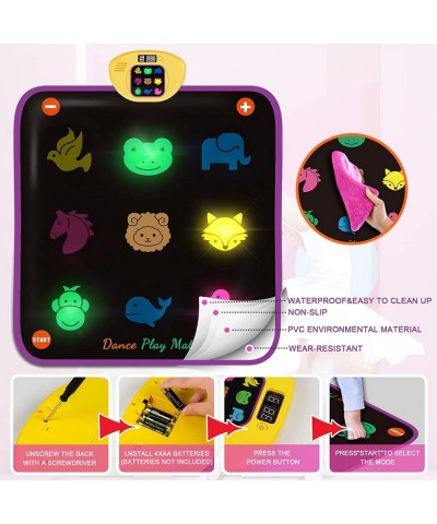 2022 Upgraded Dance Mat - Light Up Dance Mat Dance Mat for Kids Electronic Music Dance Mat Toy with LED Lights 5 Game Modes C...