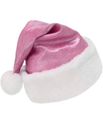 Sparkly Pink Santa Hat - Kids Child Toddler Christmas Costume $17.31 Kids' Dress-Up Accessories