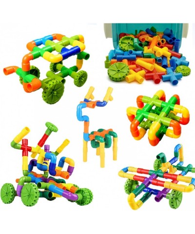 72PCS STEM Building Toys for Kids Ages 4.Connecting Building Toys Toddlers 3-5.Educational Toddler Toy Kit.Sensory Toys Creat...