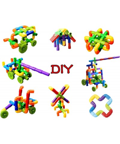 72PCS STEM Building Toys for Kids Ages 4.Connecting Building Toys Toddlers 3-5.Educational Toddler Toy Kit.Sensory Toys Creat...