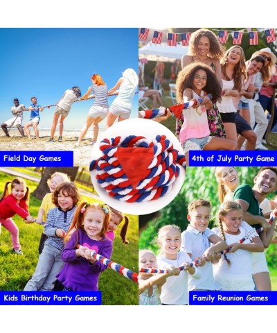 Tug of War Rope - 40FT War Rope for Family Reunion Games Field Day Yard Games for Kid and Adult Independence Patriotic Day Pa...