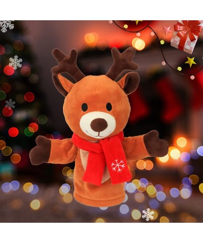 Elk Hand Puppet for Role Playing is an Imaginative Game for Christmas Parties Role Play Toy Party Performance Imagination Gam...