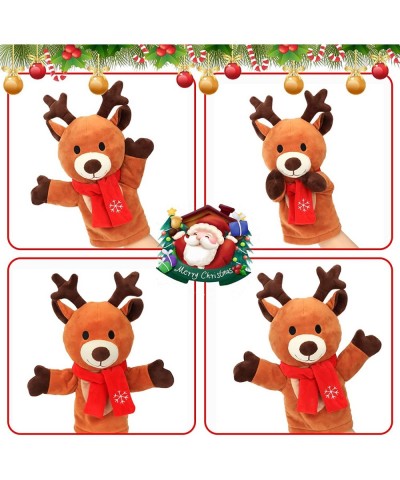 Elk Hand Puppet for Role Playing is an Imaginative Game for Christmas Parties Role Play Toy Party Performance Imagination Gam...