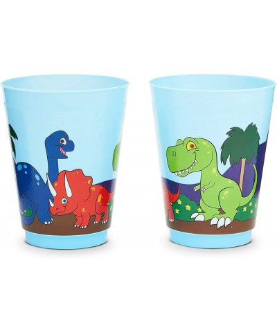 Dinosaur Reusable Plastic Party Cups – Pack of 16 – Blue $27.25 Kids' Party Tableware