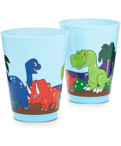 Dinosaur Reusable Plastic Party Cups – Pack of 16 – Blue $27.25 Kids' Party Tableware