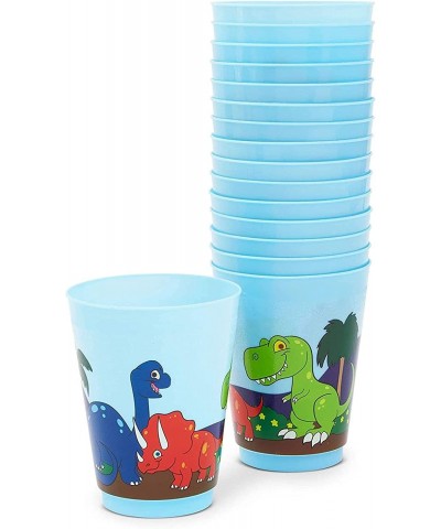 Dinosaur Reusable Plastic Party Cups – Pack of 16 – Blue $27.25 Kids' Party Tableware