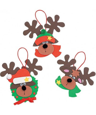 Foam Reindeer Holiday Ornament Craft Kit - Pack of 12 Kits $25.72 Kids' Drawing & Writing Boards