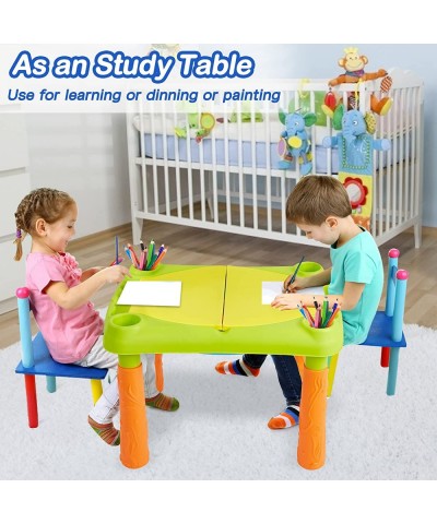 Kids Beach Toys Outdoor Sand and Water Table Activity Table and Waterpark Play Table for Toddlers $81.40 Sandboxes & Beach Toys