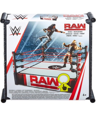 WWE Superstar 14-inch Ring with Authentic Logo Flexible Ropes & Spring-loaded Mat for Bouncing Action  [Amazon Exclusive] $91...