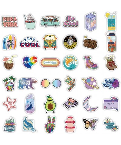 100PCS Aesthetic Stickers Cute VSCO Stickers Waterproof Vinyl Stickers for Kids Girls Teens and Adults Decal Decor for Water ...