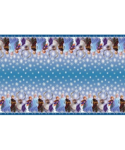 Disney Frozen 2 Rectangular Plastic Tablecover - 1 Pc Multi-Colored one Size $15.06 Kids' Party Tablecovers