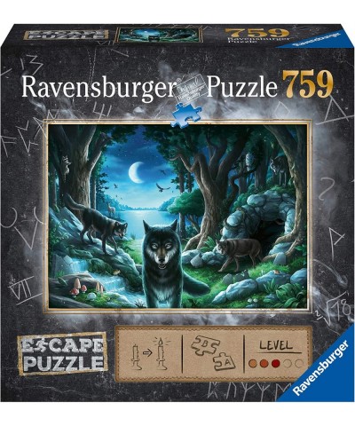 16434 Curse of The Wolves 759 Piece Jigsaw Puzzle for Kids and Adults Ages 12 and Up - an Escape Room Experience in Puzzle Fo...