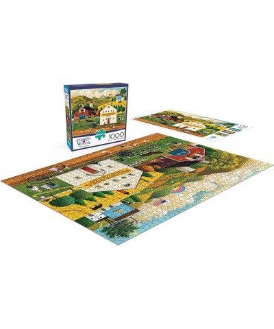 Charles Wysocki - House Movers - 1000 Piece Jigsaw Puzzle $21.16 Jigsaw Puzzles