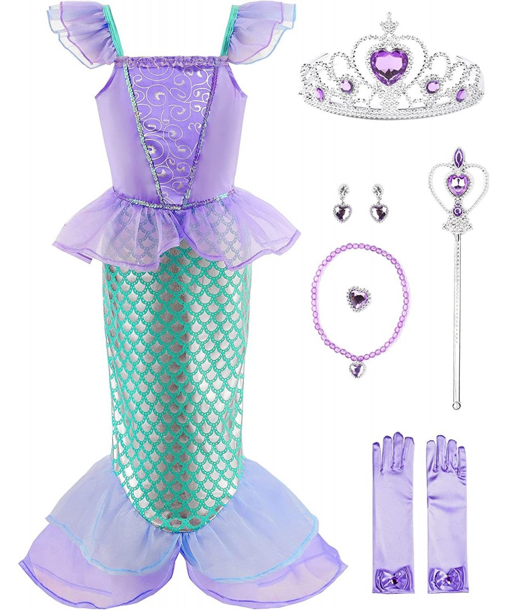 Girls Costumes Mermaid Cosplay Costumes with Accessories $39.73 Kids' Costumes