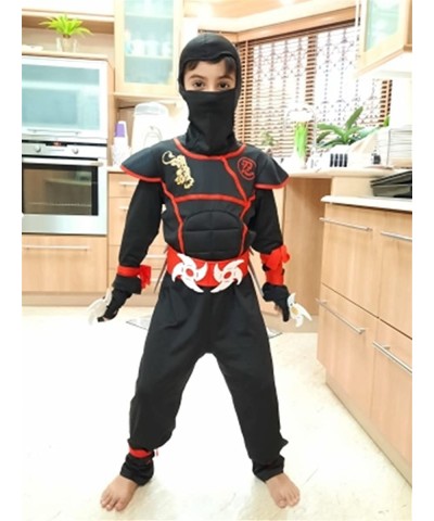 Kids Ninja Costume Dragon Ninja Costume with Strong Muscle $18.33 Kids' Costumes