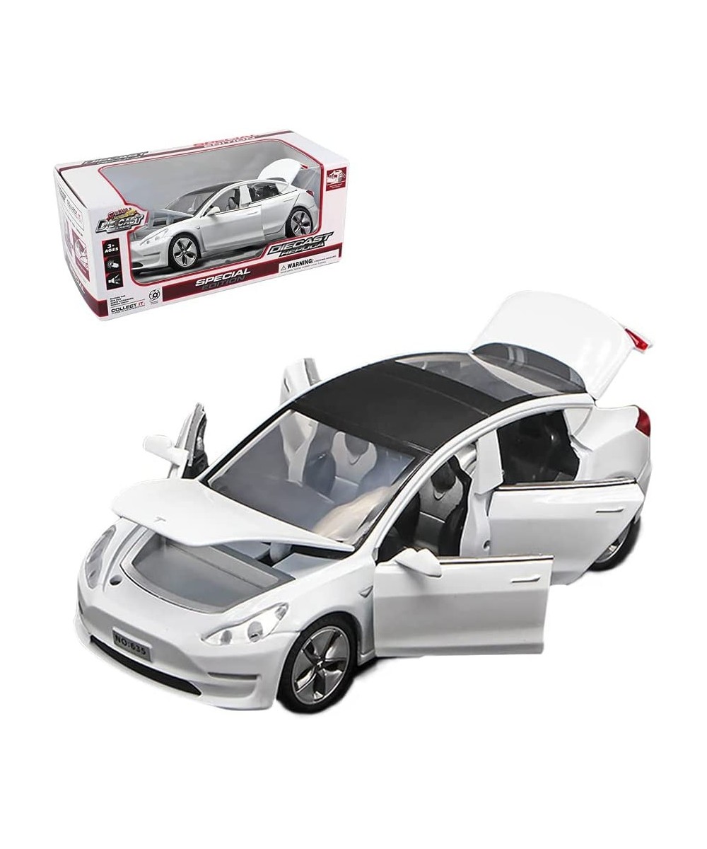 Model 3 Toy Car 1:32 Scale Alloy Car Model 3 Diecast & Pull Back Toy Vehicles Car Toy for 3 to 12 Years Old Toddlers Kids Toy...