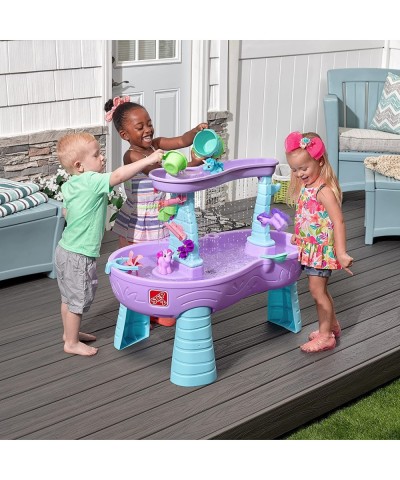 Rain Showers & Unicorns Water Table – Kids Purple Water Play Table with 13-Pc Unicorn Accessory Set $126.71 Sandboxes & Beach...