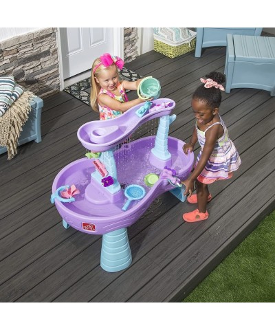 Rain Showers & Unicorns Water Table – Kids Purple Water Play Table with 13-Pc Unicorn Accessory Set $126.71 Sandboxes & Beach...