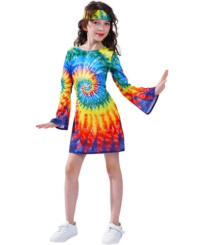 Girl's Hippie Dress Children 60s 70s Flower Power Costumes $32.38 Kids' Costumes