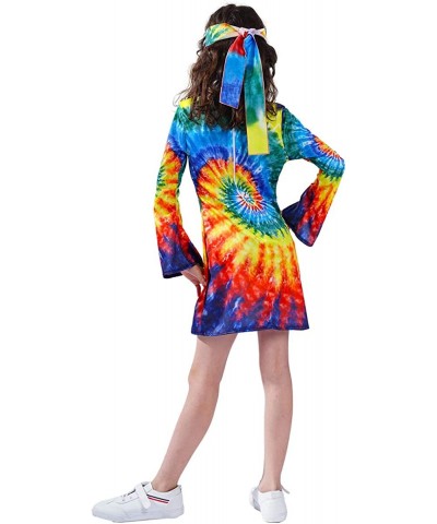 Girl's Hippie Dress Children 60s 70s Flower Power Costumes $32.38 Kids' Costumes