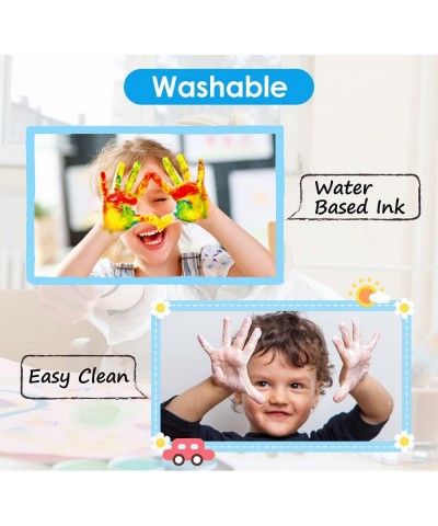 Washable Dot Markers for Toddler: 8 Colors Bingo Daubers 40 ml (1.41 oz) With a Blank 30 Pages Kids Activity Book for Kids Ch...