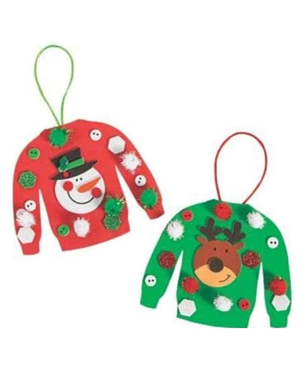 Ugly Sweater Ornament Craft Kit -12 - Crafts for Kids and Fun Home Activities $25.55 Craft Kits