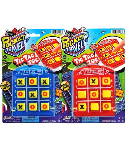 Tic Tac Toe Portable Pocket Travel Board Games (1 Pack) by JARU | Classic Toys Great for Car Games and Airplane Games | Party...