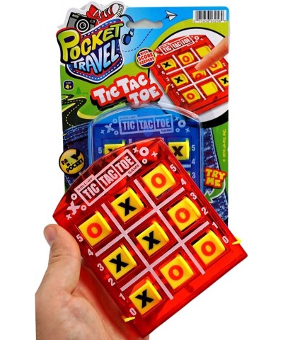 Tic Tac Toe Portable Pocket Travel Board Games (1 Pack) by JARU | Classic Toys Great for Car Games and Airplane Games | Party...