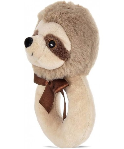 Bearington Baby Lil' Speedster Plush Stuffed Animal Sloth Soft Ring Rattle 5.5 Inch $25.28 Baby Rattles & Plush Rings