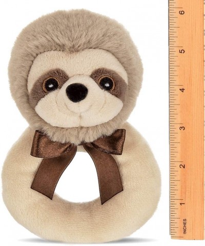 Bearington Baby Lil' Speedster Plush Stuffed Animal Sloth Soft Ring Rattle 5.5 Inch $25.28 Baby Rattles & Plush Rings