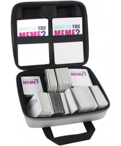 Hard Travel Case for What Do You Meme Party Game (for Basic and All Expansion Packs) (Grey) $41.90 Card Games