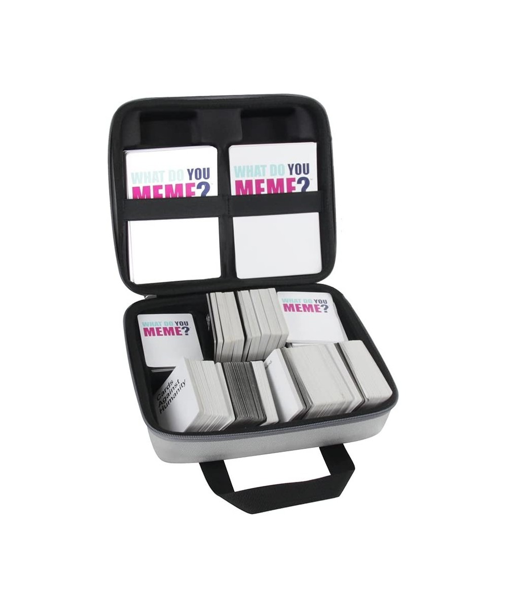 Hard Travel Case for What Do You Meme Party Game (for Basic and All Expansion Packs) (Grey) $41.90 Card Games