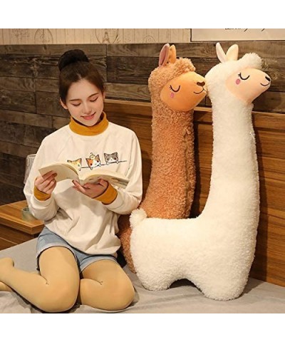 20 Inch White Alpaca Stuffed Animal Cute for Kids Creative Sheep Plush Pillow Stuffed Alpaca Toy Clever Boy's and Girl's Room...