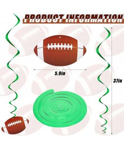 Football Hanging Swirls Party Decorations Football Bowl Game Day Sports Birthday Sports Theme Party Supplies for Football Fan...