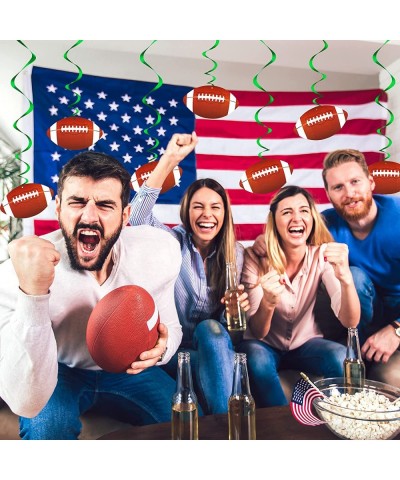 Football Hanging Swirls Party Decorations Football Bowl Game Day Sports Birthday Sports Theme Party Supplies for Football Fan...