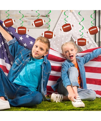 Football Hanging Swirls Party Decorations Football Bowl Game Day Sports Birthday Sports Theme Party Supplies for Football Fan...