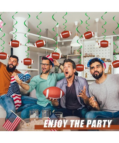 Football Hanging Swirls Party Decorations Football Bowl Game Day Sports Birthday Sports Theme Party Supplies for Football Fan...