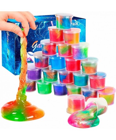 Party Favors Slime 24 Pack Reusable Galaxy Slime Bulk for Kids Christmas Stocking Stuffers Goodie Bag Fillers Classroom Prize...