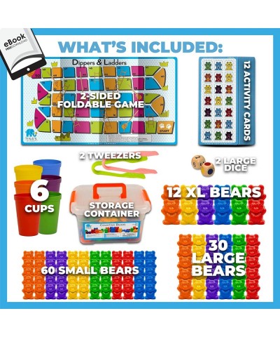 Counting Bears Color Sorting Toys for Toddlers Stacking Cups Fine Motor Skills Toys Occupational Therapy Speech Therapy Toys ...