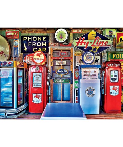 750 Piece Jigsaw Puzzle for Adults Family Or Kids - Classic Gas - 18"x24 $26.24 Jigsaw Puzzles