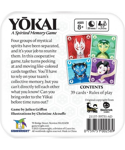 Yokai - The Game of Mystical Spirits and Silent Victory $23.83 Card Games