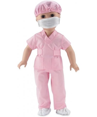 18 Inch Doll Clothes Accessories Gift Set | 7-Piece Doctor Nurse Hospital Scrubs 18" Clothing Outfit with Stethoscope Accesso...