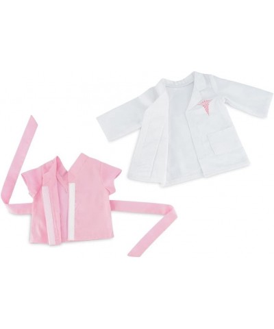 18 Inch Doll Clothes Accessories Gift Set | 7-Piece Doctor Nurse Hospital Scrubs 18" Clothing Outfit with Stethoscope Accesso...