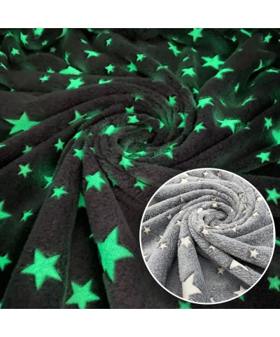 Travel Blanket Glow in The Dark Unique Christmas Holiday Birthday Gift Kids Girls Boys Teens Grandkids Outdoor Premium Super ...